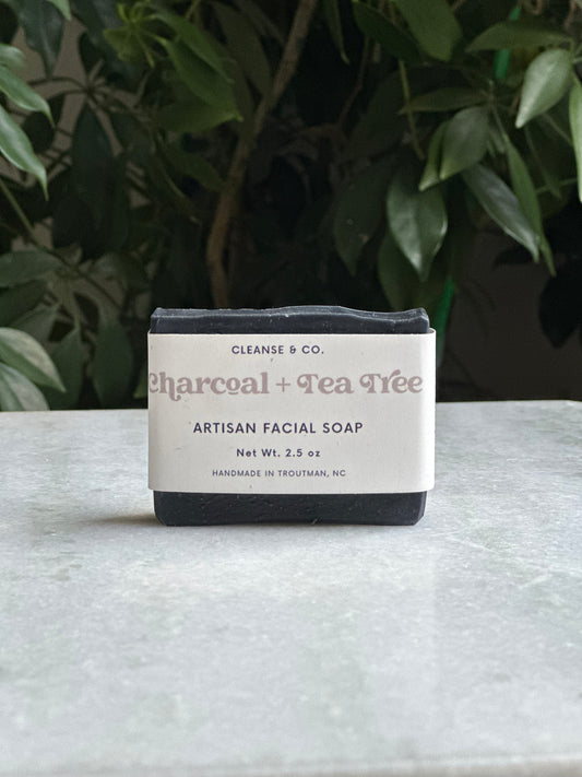 Charcoal + Tea Tree Facial Bar